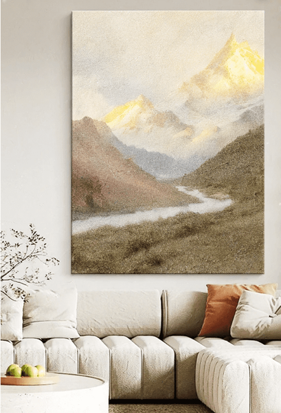 Картина в раме &laquo;Размытые горы&raquo; OP027 фото